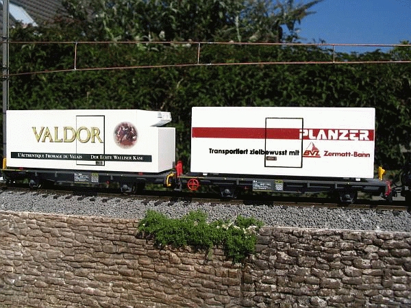 Planzer container in model